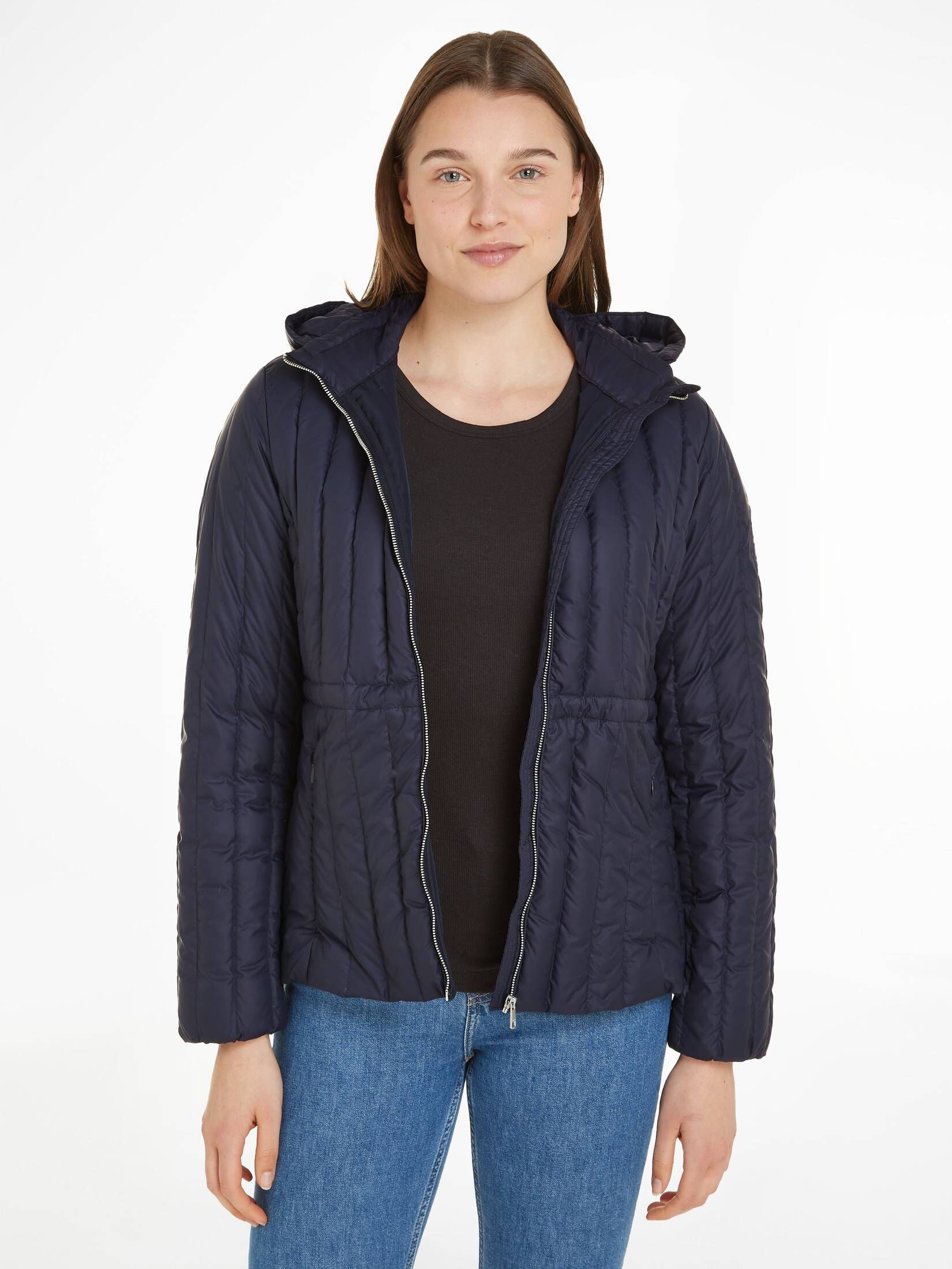 Tommy Hilfiger| Damen Steppjacke mit Kapuze