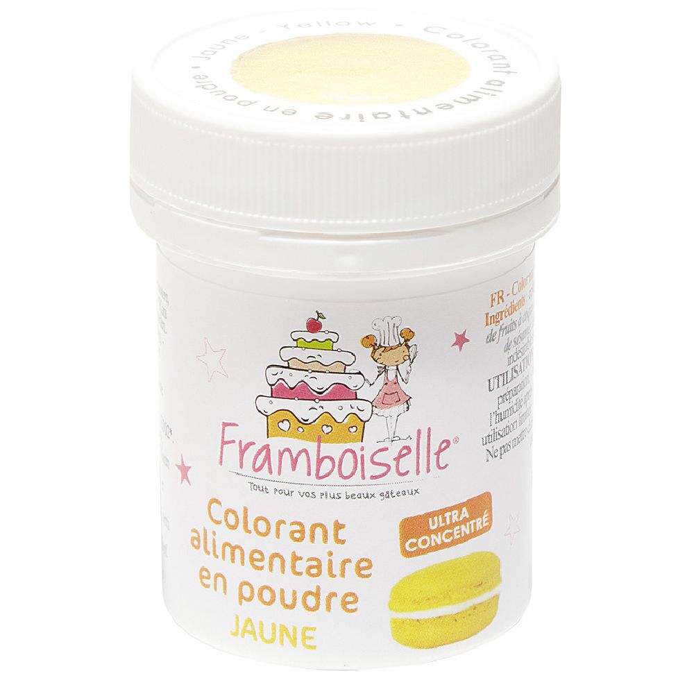 Colorant alimentaire en poudre jaune