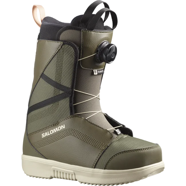 SCARLET BOA®  Boots de snowboard pour femme ArmyGreen-X/RainyDay/Black