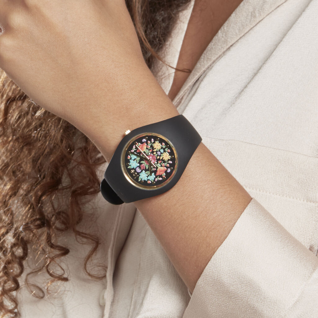 Montre Ice Watch Flower Noir