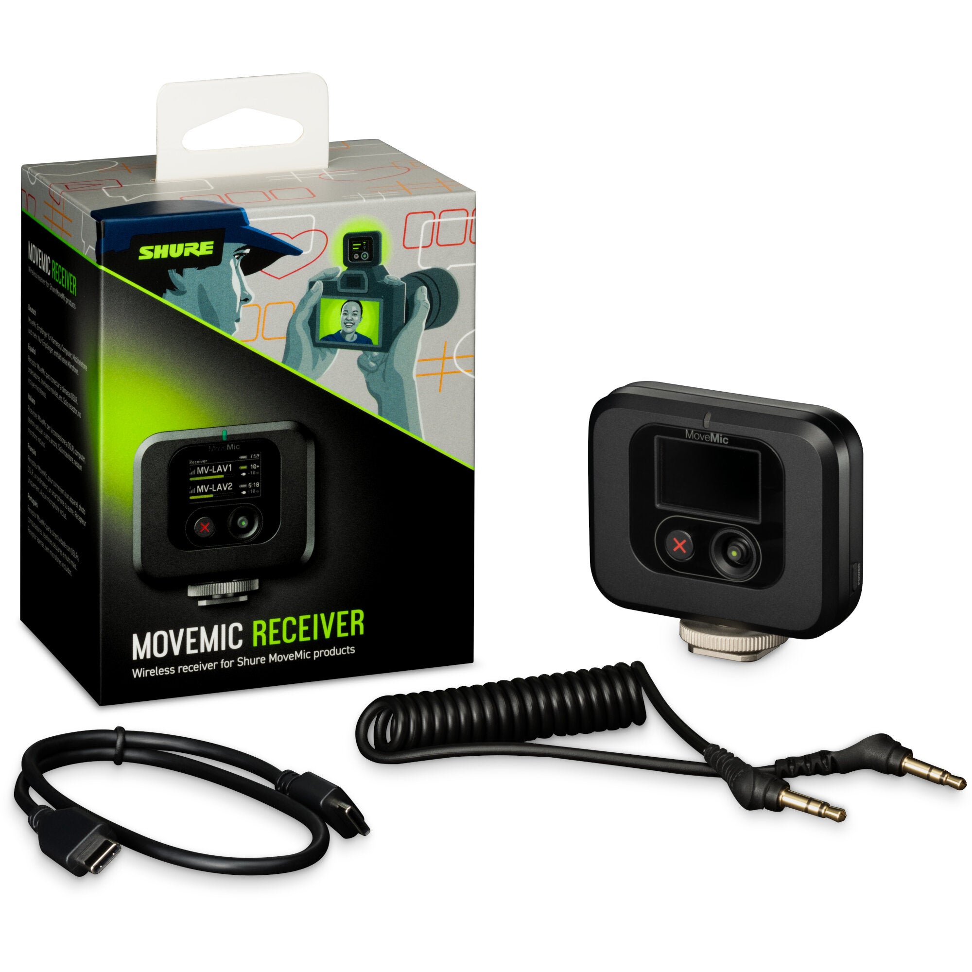 Shure MoveMic MV-R mobiele microfoon ontvanger