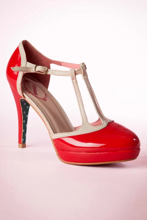 Banned Retro Betty Pumps in rood