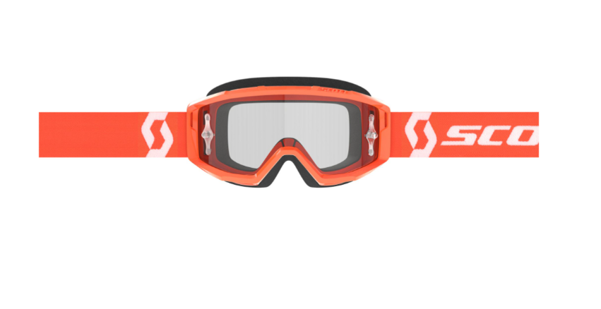 SCOTT Primal Clear Goggles, Orange/Hvid