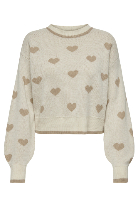 Jacqueline de Yong beige dames trui