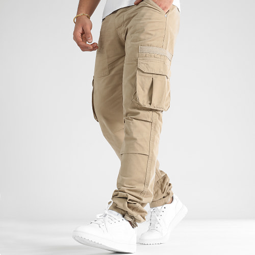 Lot De 2 Pantalons Cargo 2741 2737 Noir Beige