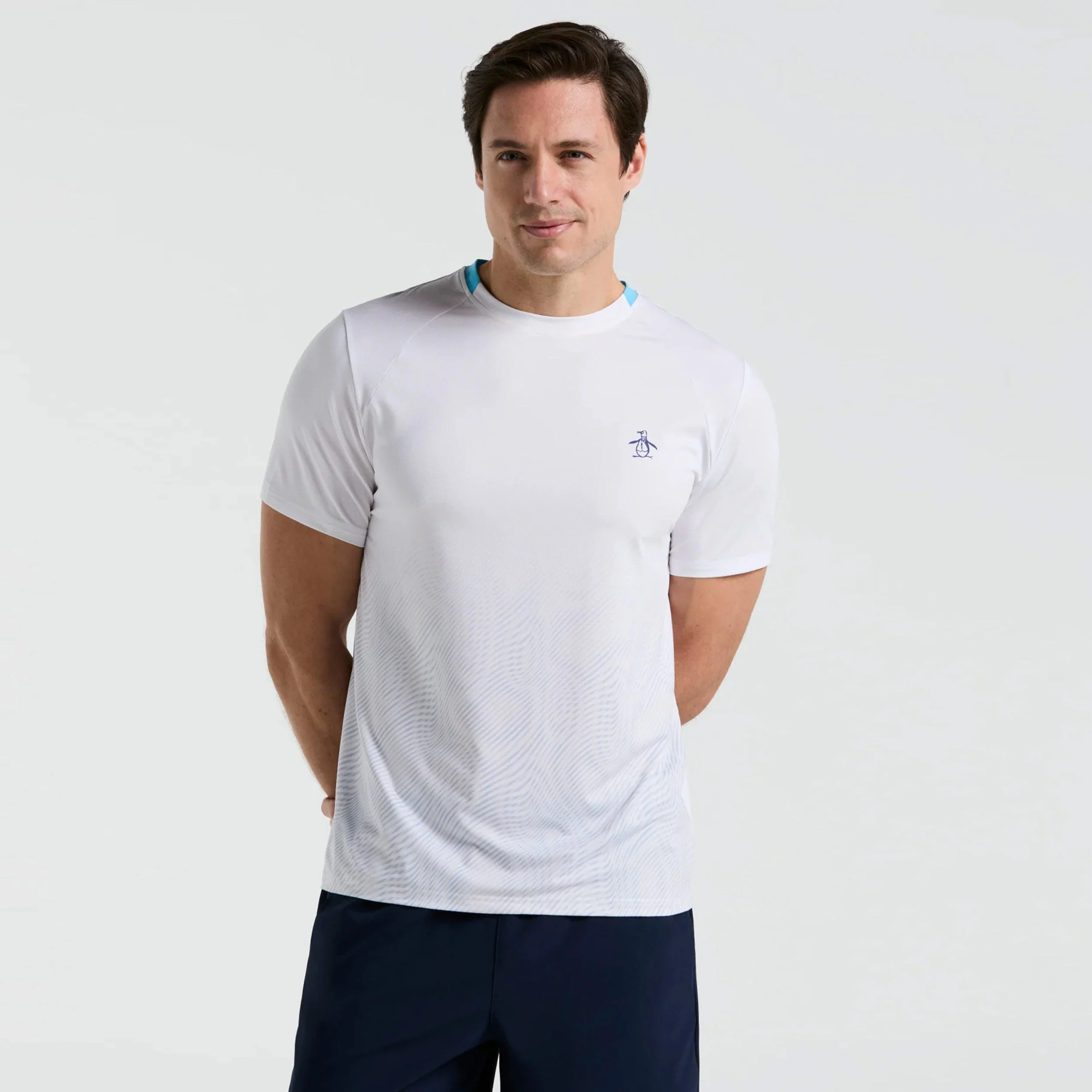 Original Penguin Performance Ombre T-shirt Hommes - Blanc