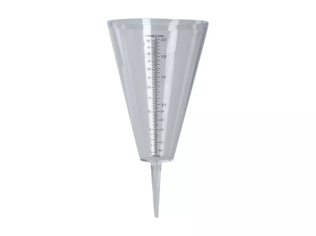 Pluviomètre en plastique Cone