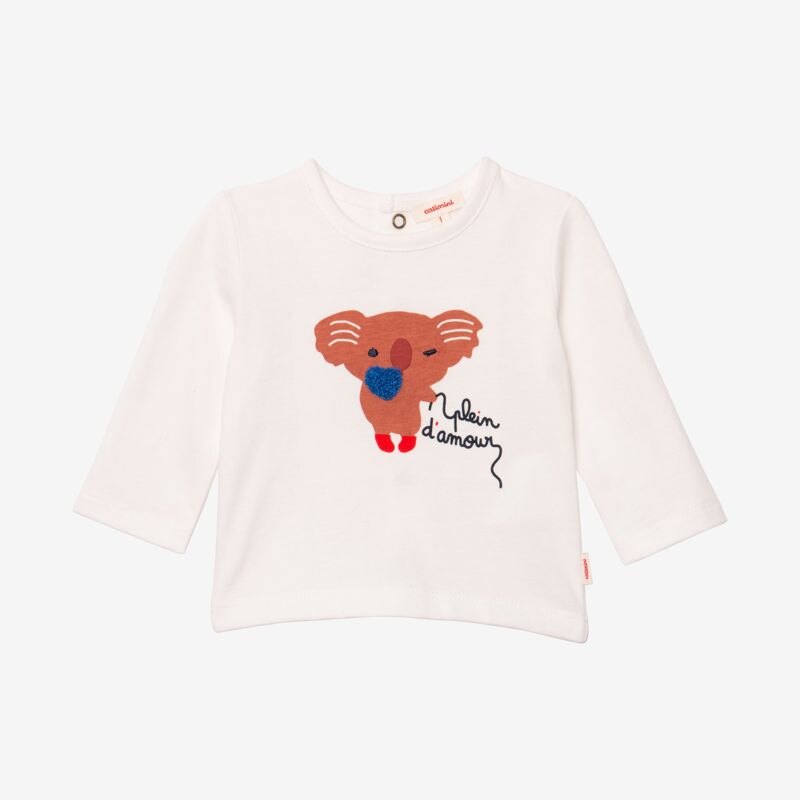 Tee-shirt bio bébé koala Catimini Aucune nuance
