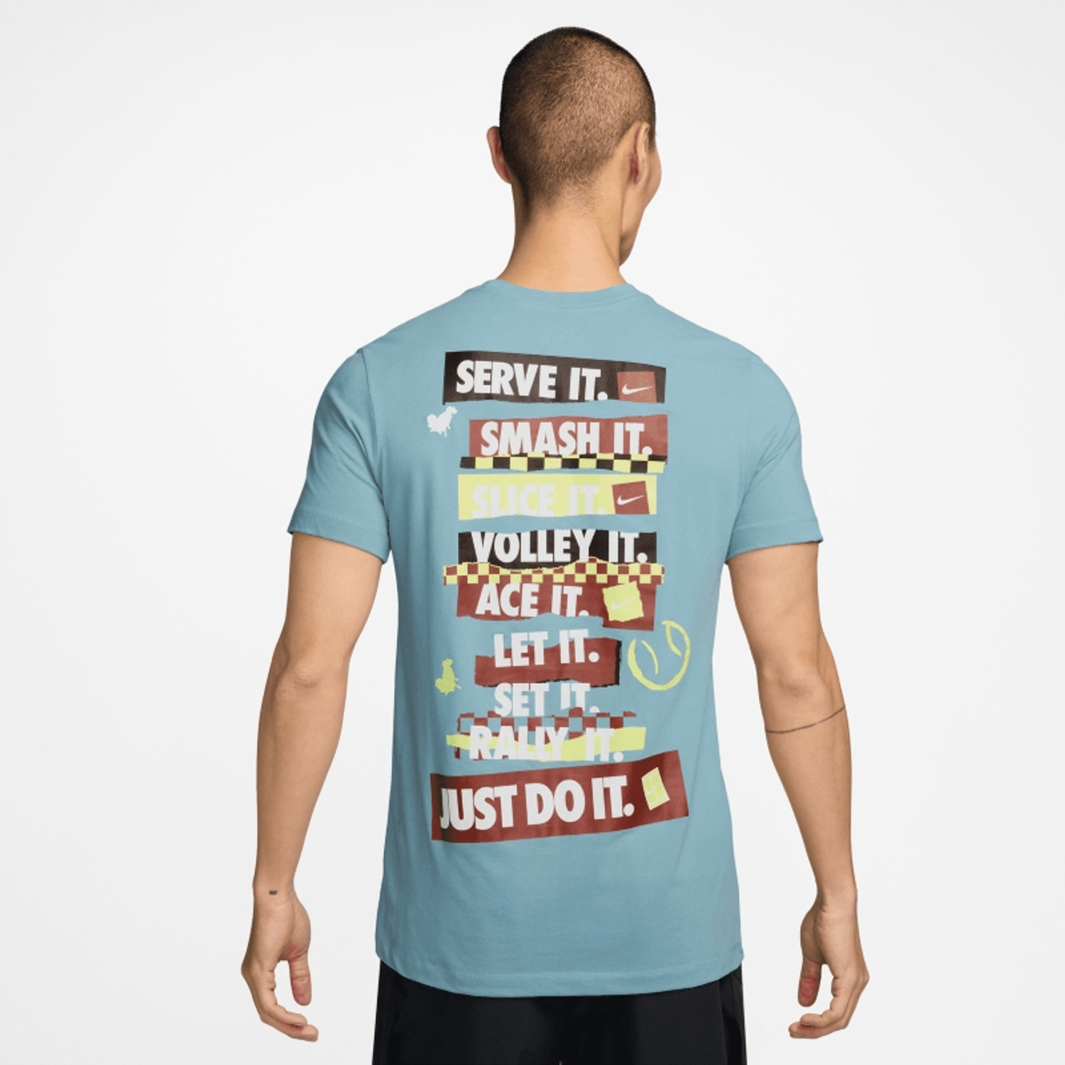 Nike Court Heritage Just Do It Tee Set Heren