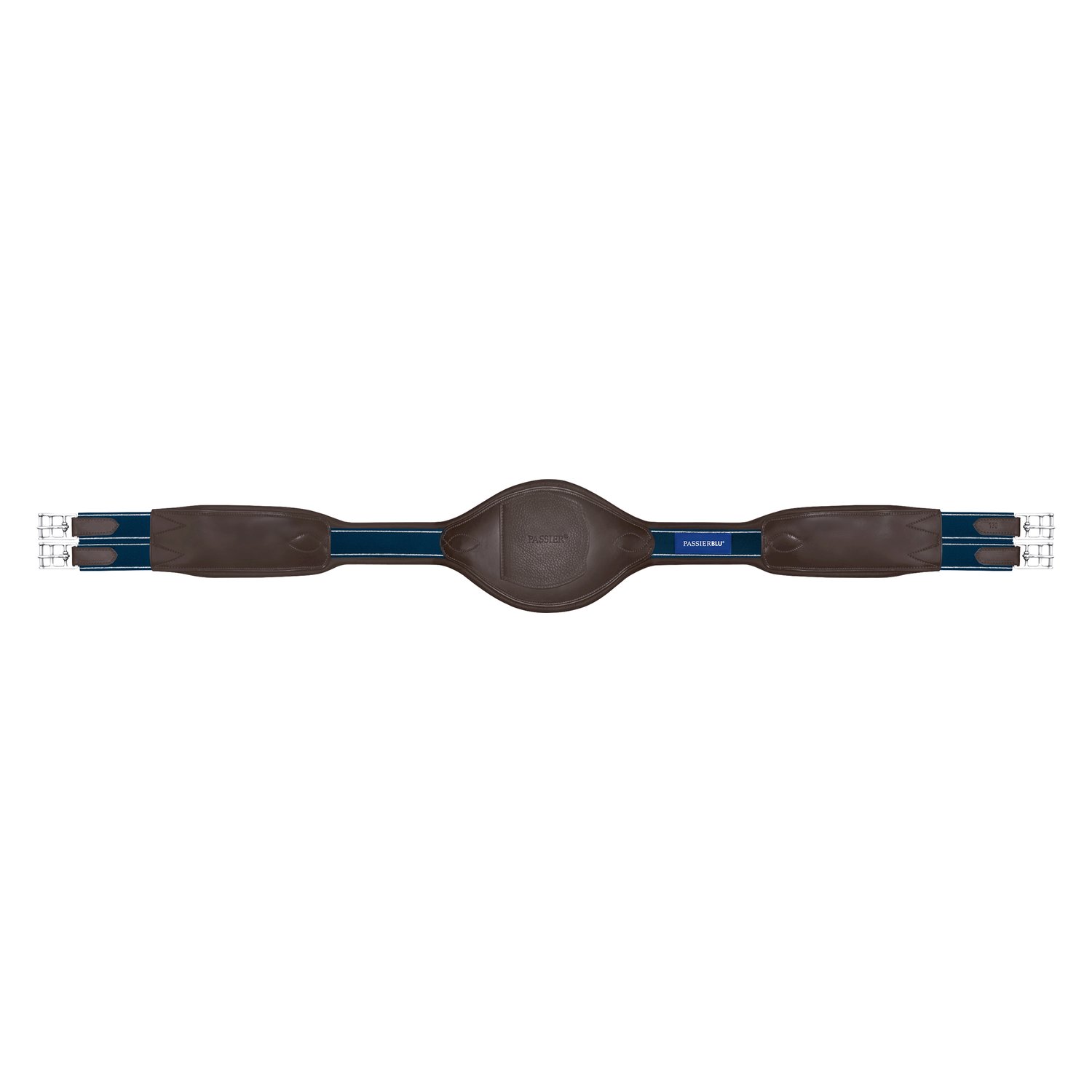 PASSIERBLU Grip-Leder-Sattelgurt  - havanna