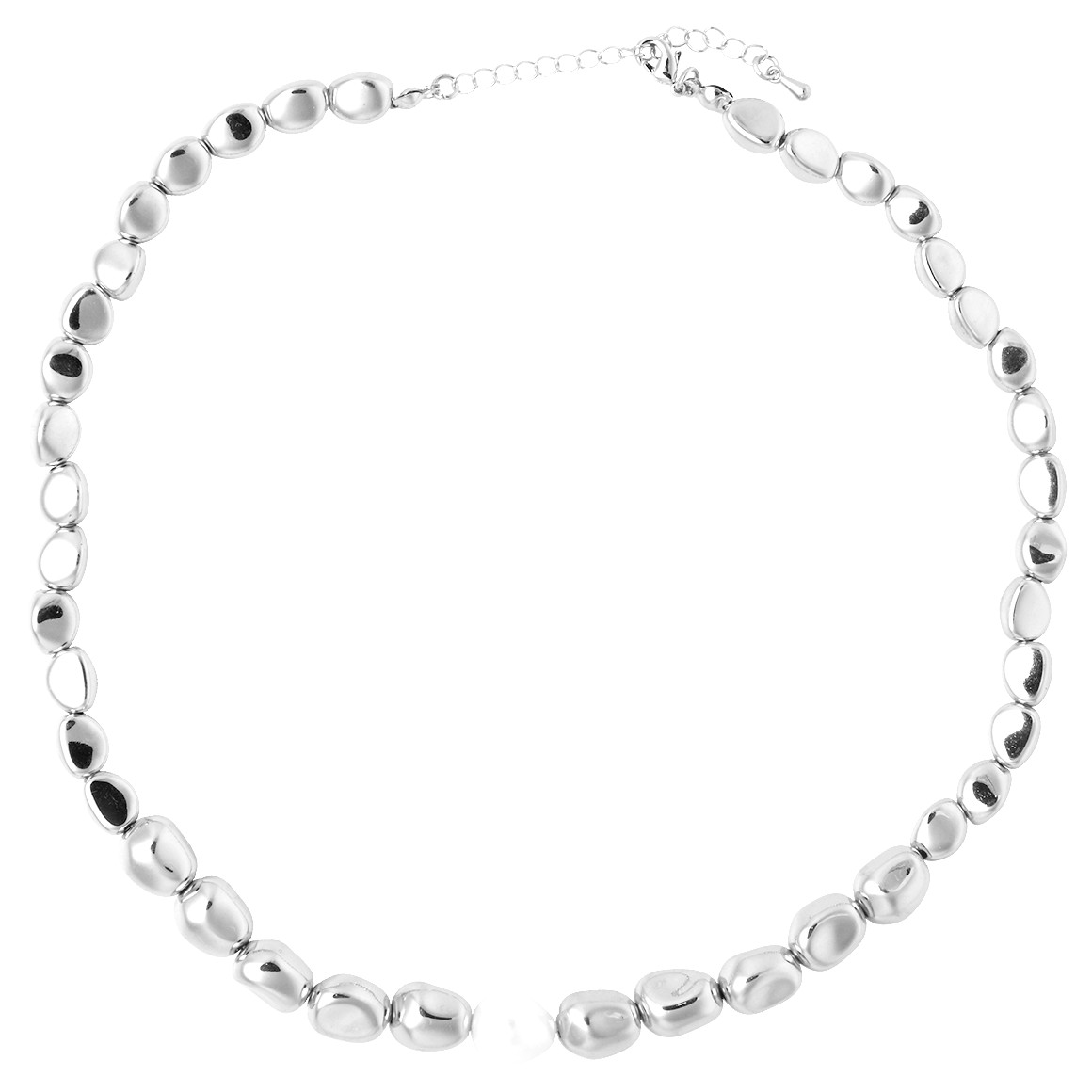 Gina Benotti Damen Kette mit Kunstperle silber