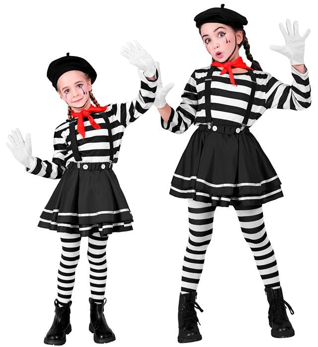 Mime Kostuum Kind