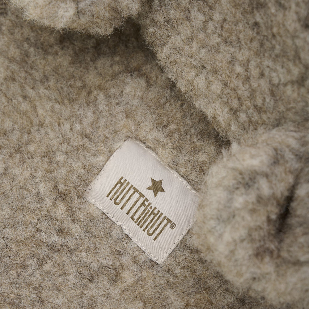 Køb Huttelihut Camel Melange Elefanthue Ears Uld Bamse