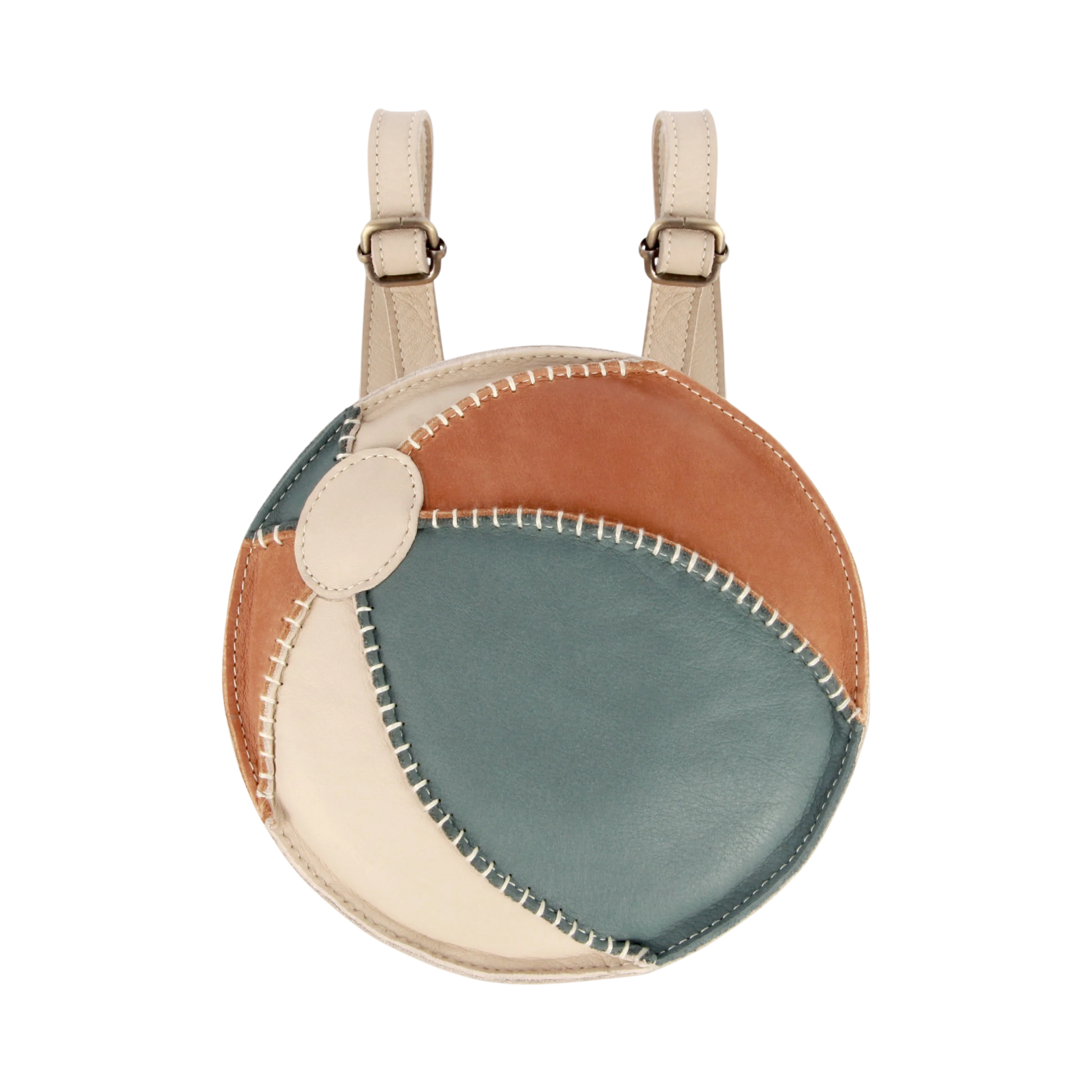 Nino Backpack | Beach Ball | Cream Leather