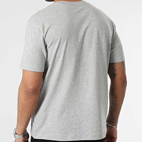 Tee Shirt Oversize Large Columbia Gris Chiné Blanc