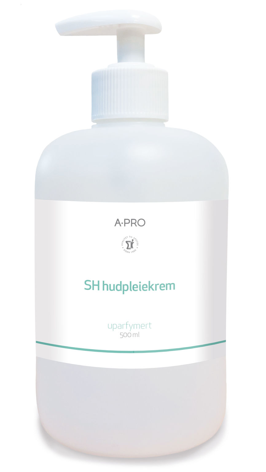 Apro hudpleiekrem uten parfyme 500 ml