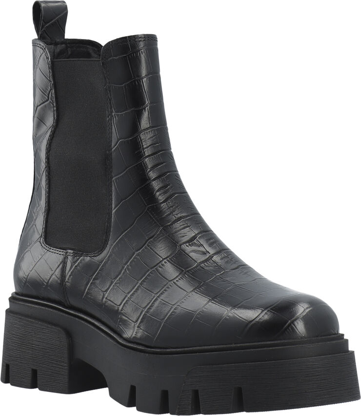 Bianco Tini Chelsea Boot #C Black croco