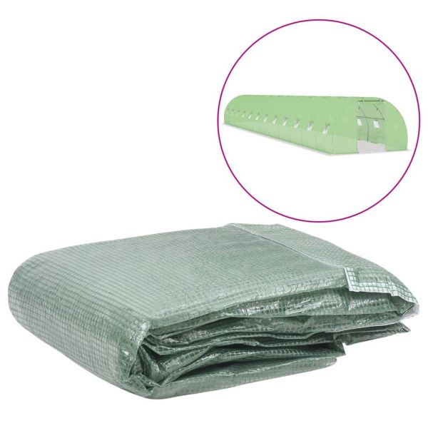Cobertura de Substituição para Estufas 54 M² 300x1800x200cm Verde - 316441