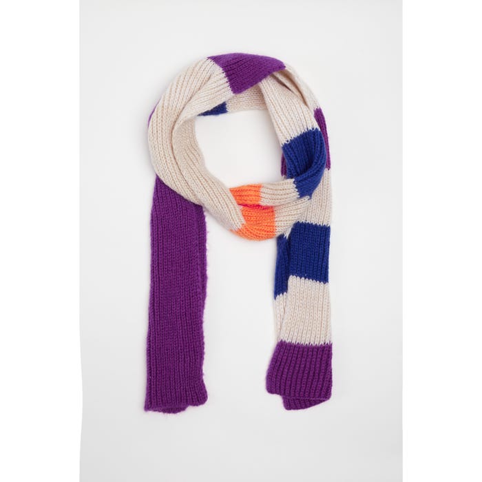 Veritas-Gestreepte sjaal colour block
