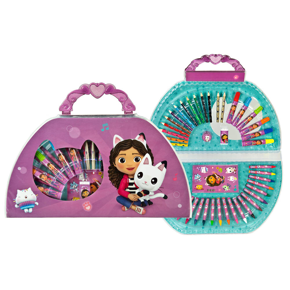 Gabby's Poppenhuis kleurkoffer 51-delig
