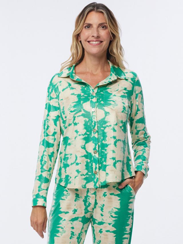 Jackenhemd Batikoptik