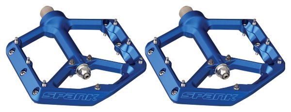 Paire de Pédales Plates Spank Oozy Reboot Bleu