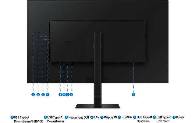 Samsung LCD-Monitor »S80UD 94 cm (37), 4K Ultra HD, LCD« 93,61 cm/37 ″  3840 x 2160 px 5 Reaktionszeit 60 Hz