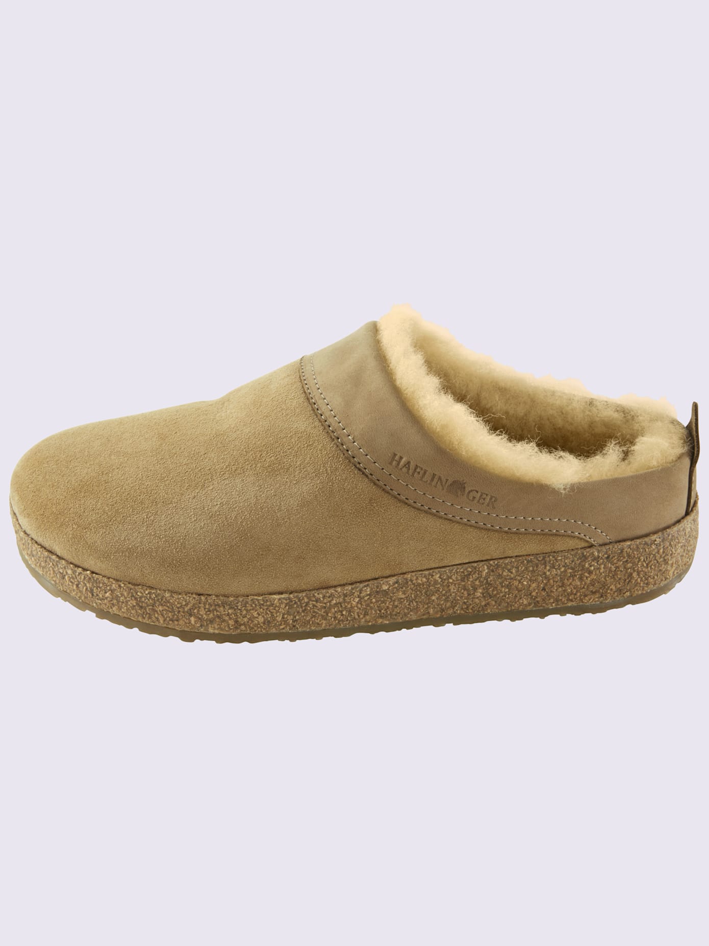 Chaussons cuir d'agneau souple