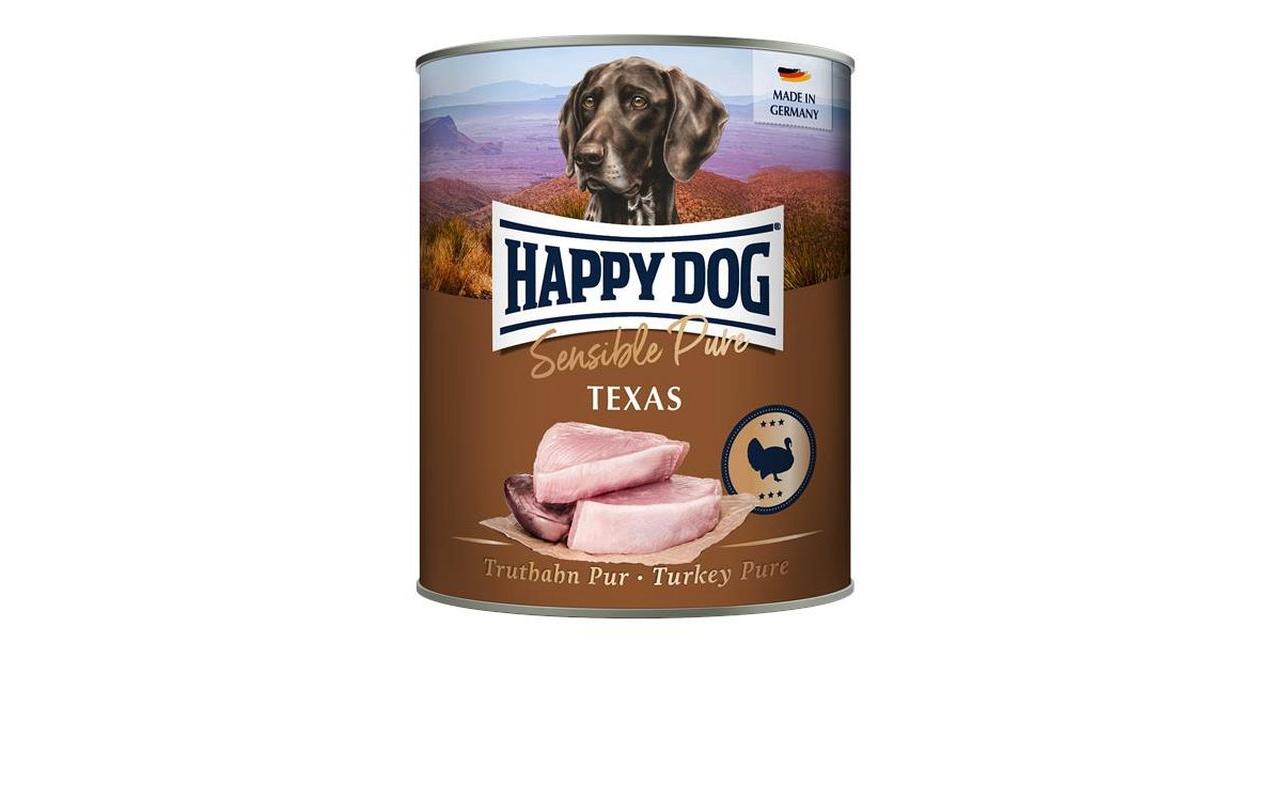 Nassfutter Sensible Pure Texas Truthahn, 800 gAlleinfuttermittel für ausgewachsene Hunde