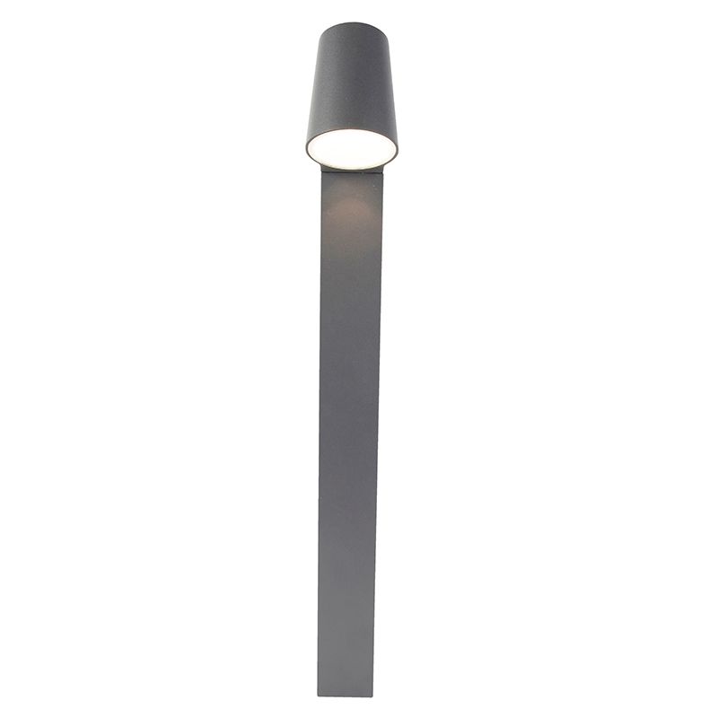 Buitenlamp donkergrijs met grondpin en kabelmof 60cm incl. LED IP44 - Uma