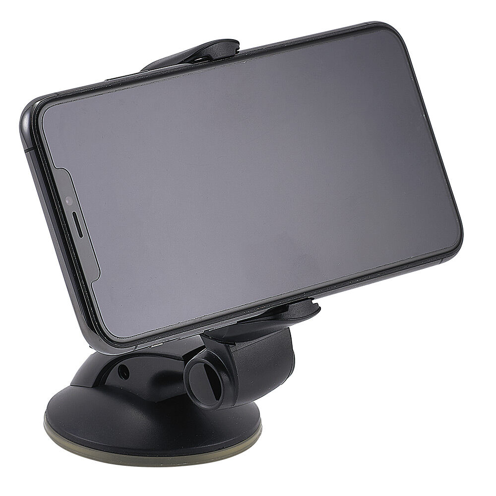 Support téléphone à ventouse articulé noir