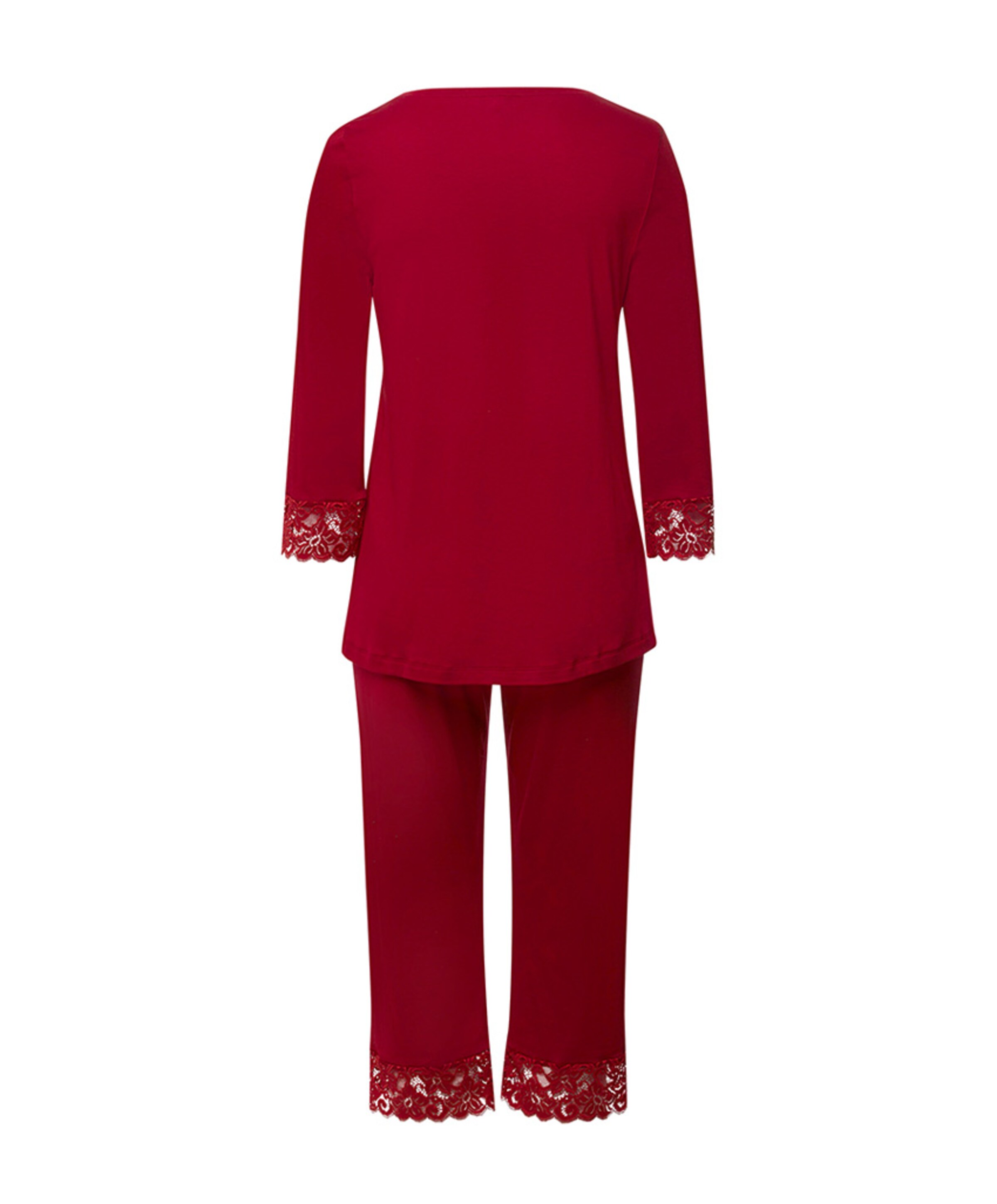 Hanro Pyjamaset rood