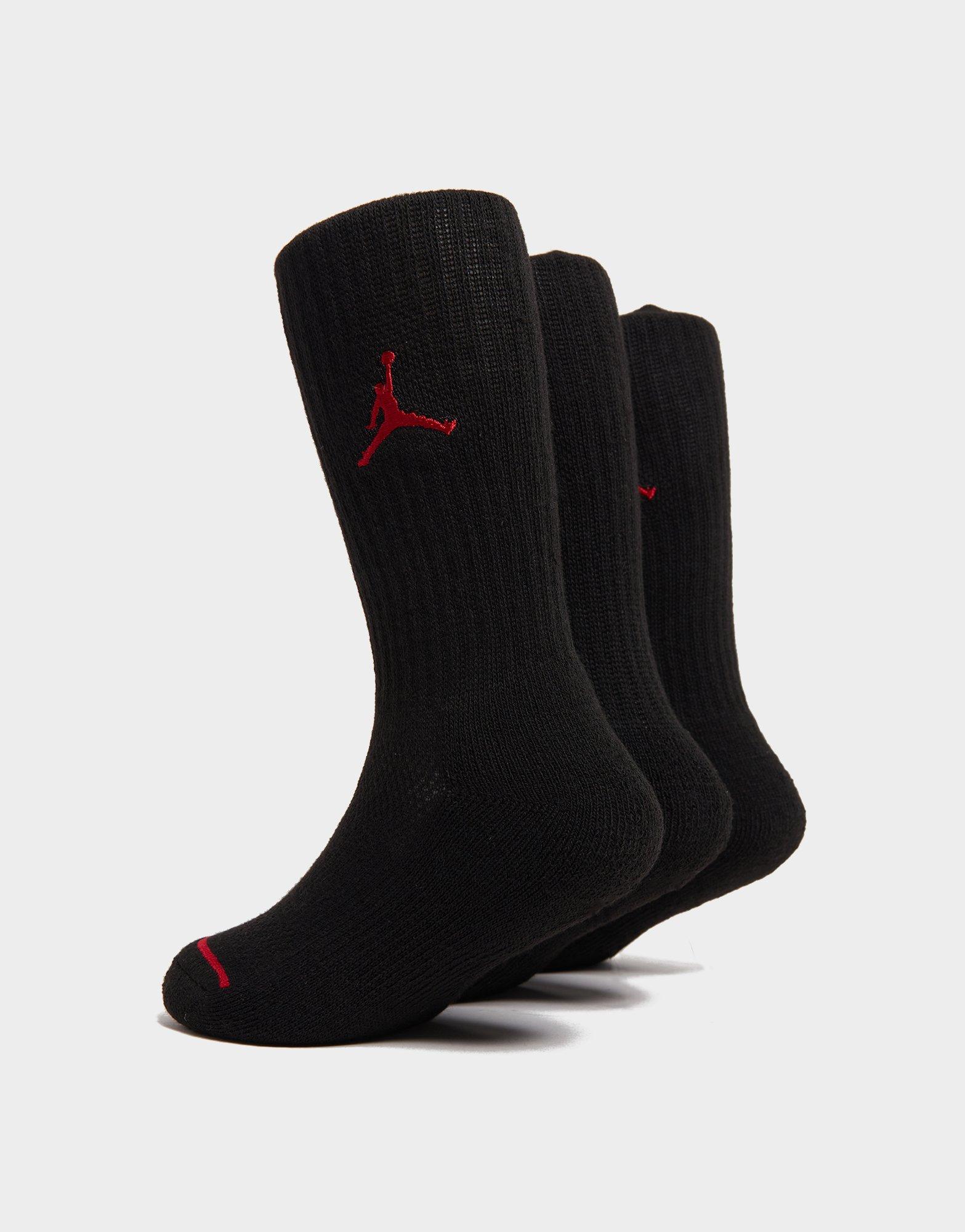 Jordan Lot de 3 paires de chaussettes Crew Junior