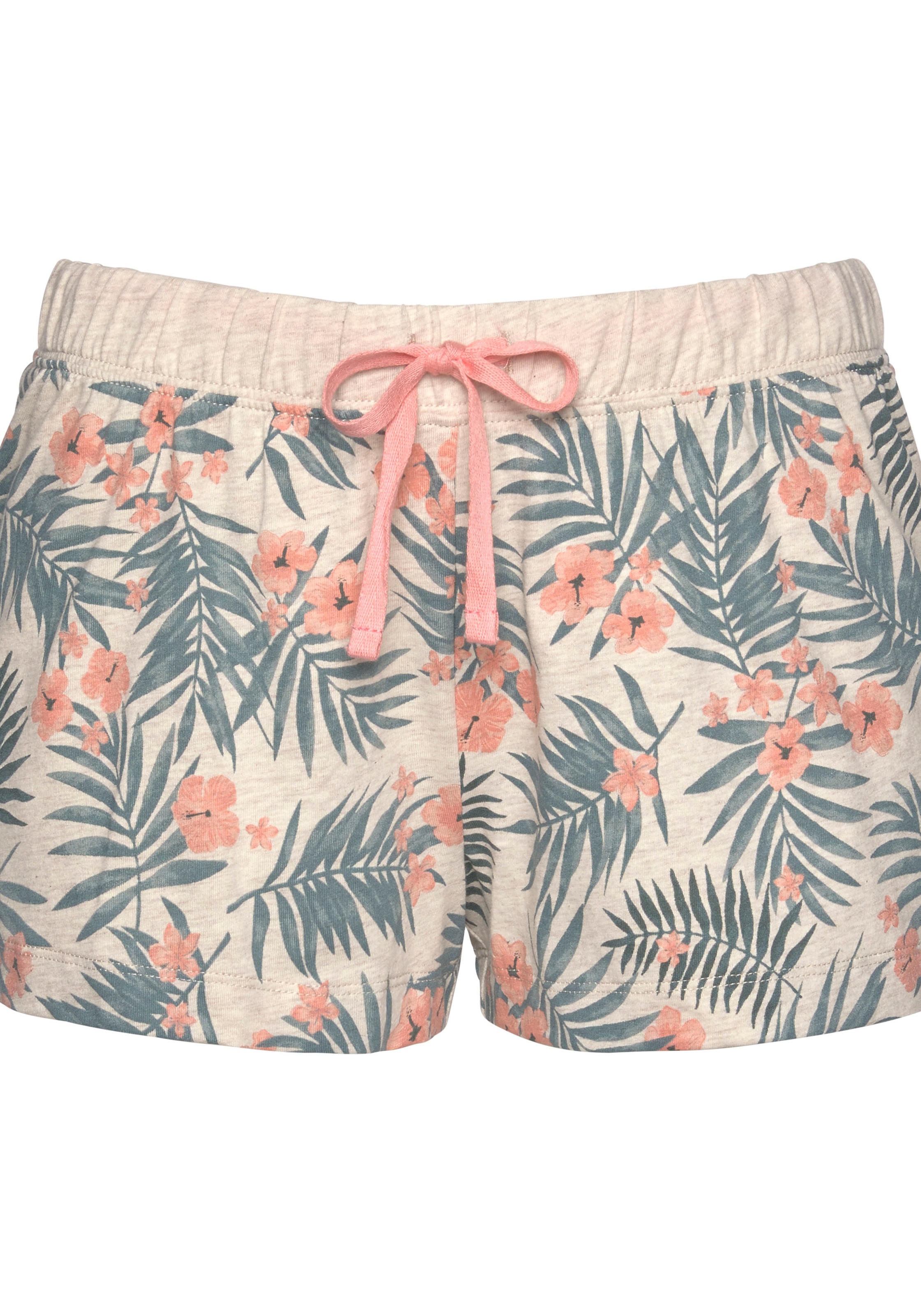 LASCANA Shorty 2 Stk. tlg., mit Statement Print