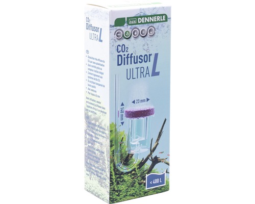 CO2-diffusor DENNERLE Ultra L 14 x 2,3 cm