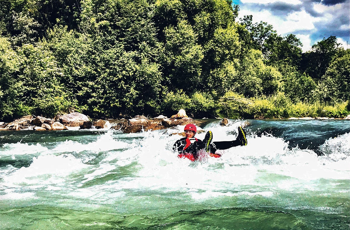 Tubing in Blaichach als actionreiche Geschenkidee