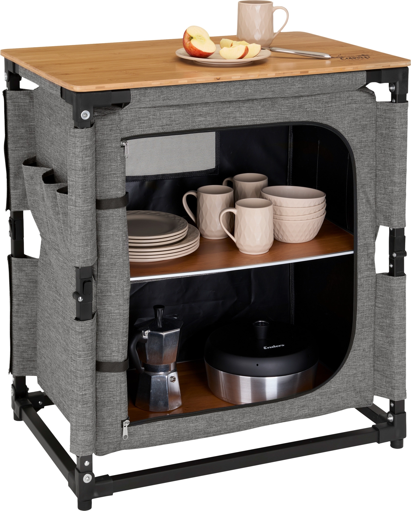 Camplife Küchenbox Capri XS mit 2 Fächern, Campingschrank