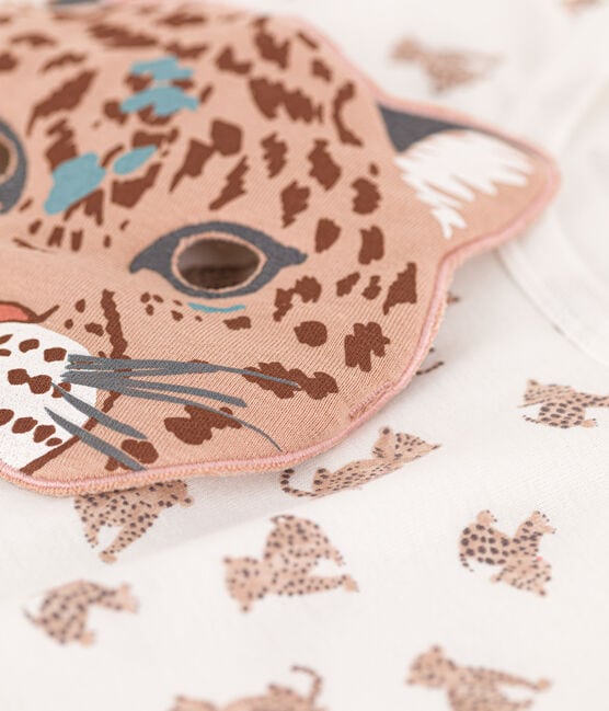 Pyjama motif animal avec masque en coton enfant