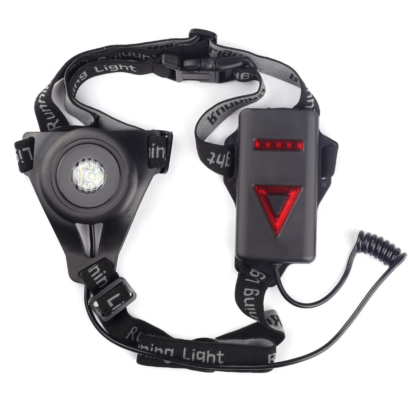 Onamaste Harnais de Sport avec Lumières LED Safelt noir - 10.5x10x4 cm