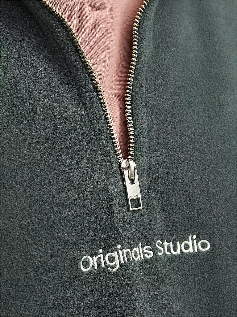 JACK & JONES Pullover JORVESTERBRO dunkelgrün