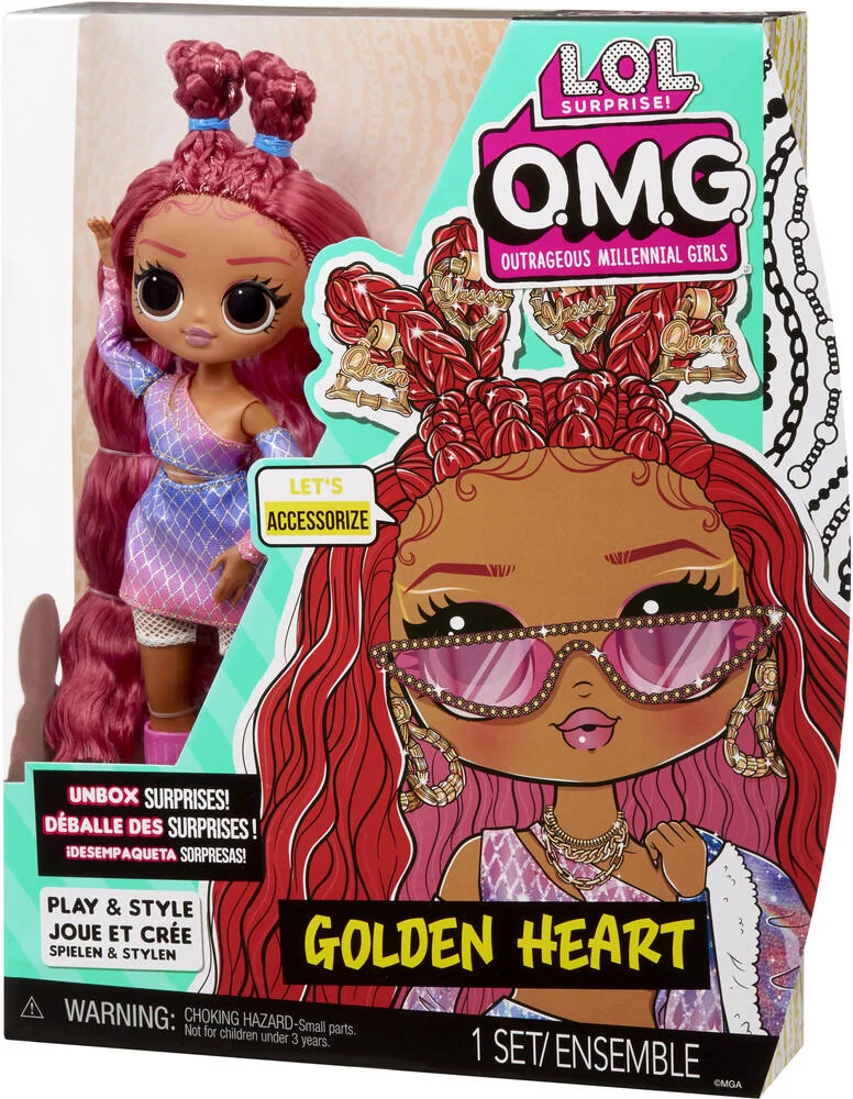 LOL SURPRISE OMG POUPEE CORE SERIES 7- GOLDEN HEART