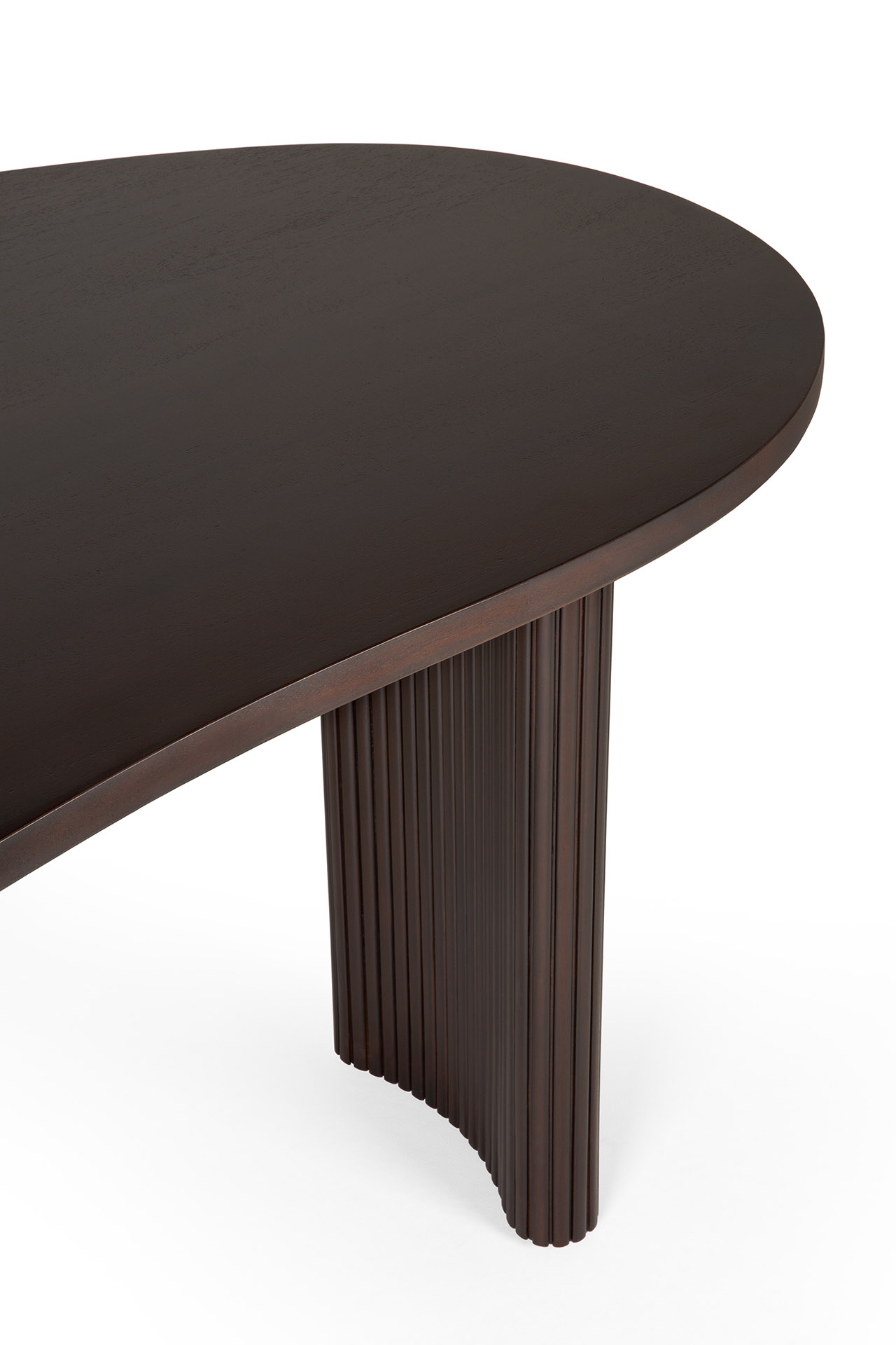 Ethnicraft - Boomerang bureau 200 - donker mahonie