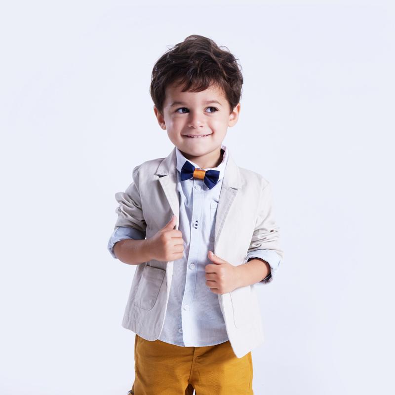 Veste en lin beige bébé garçon Beige