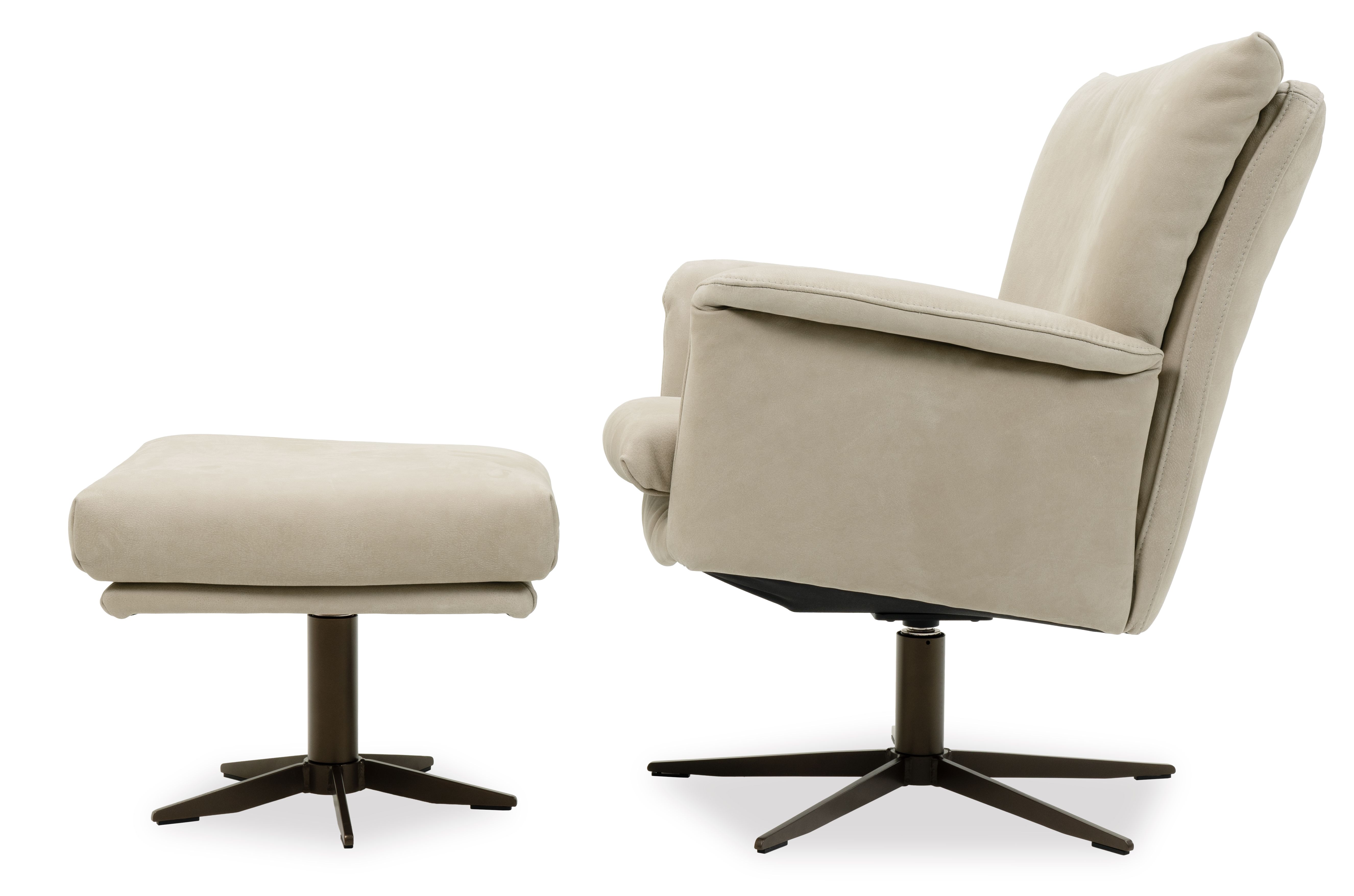 Draaifauteuil Marlieke B75 x D78 x H87 cm