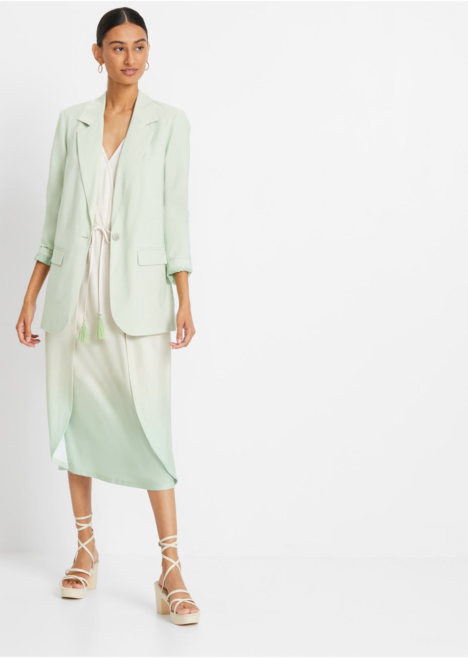Robe en jersey avec dégradé de couleur