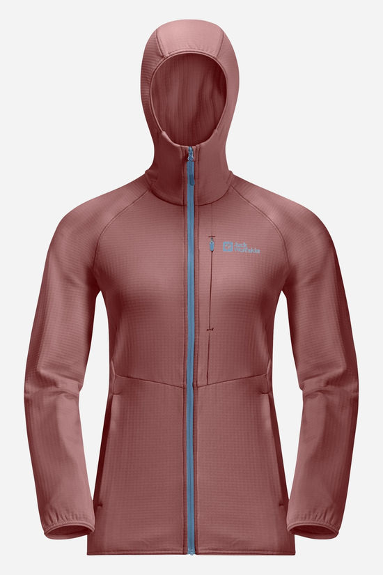 Jack Wolfskin Jack Wolfskin Kolbenberg Hooded FZ Fleecevest Dames