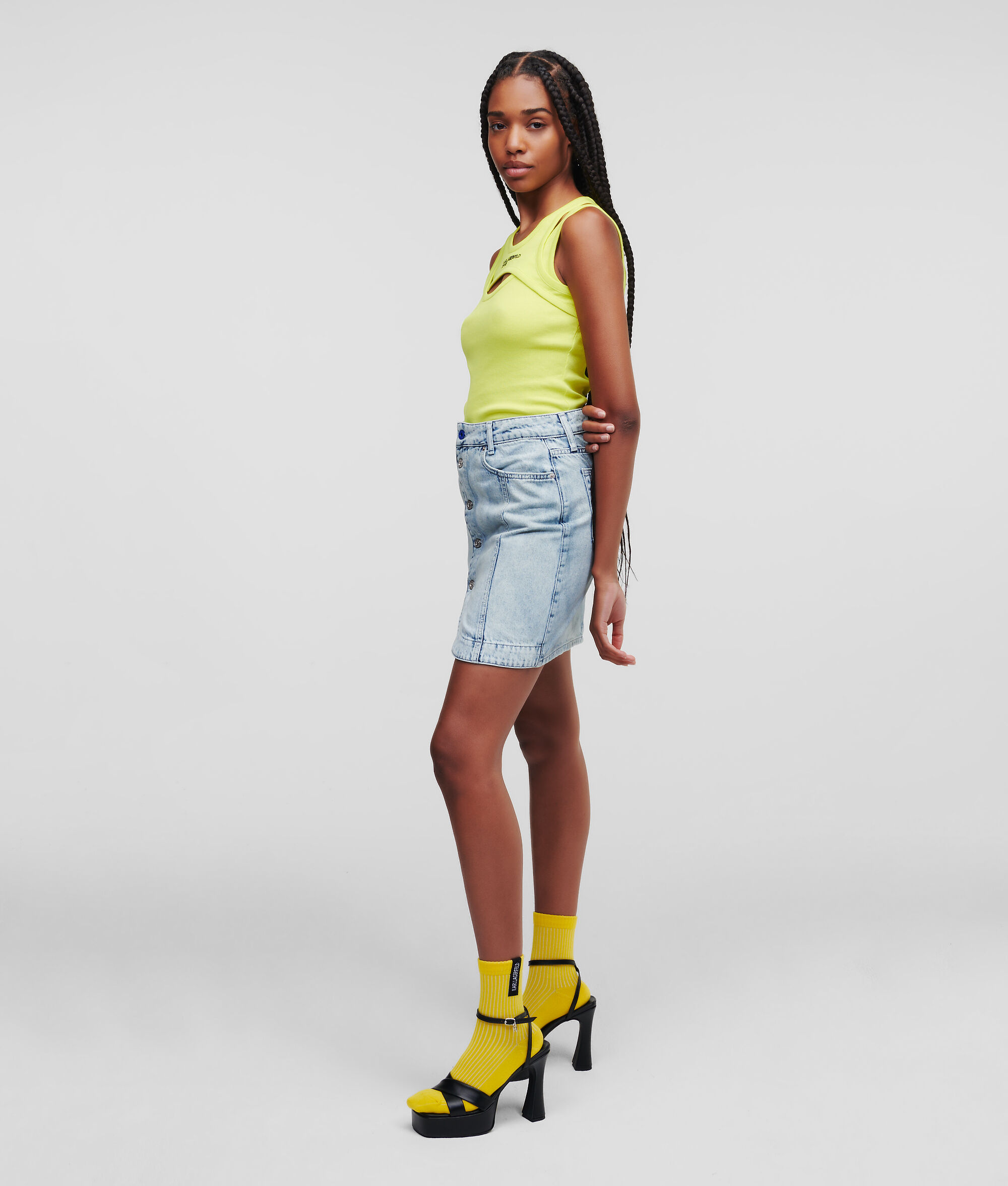 JUPE CRAYON EN DENIM KLJ