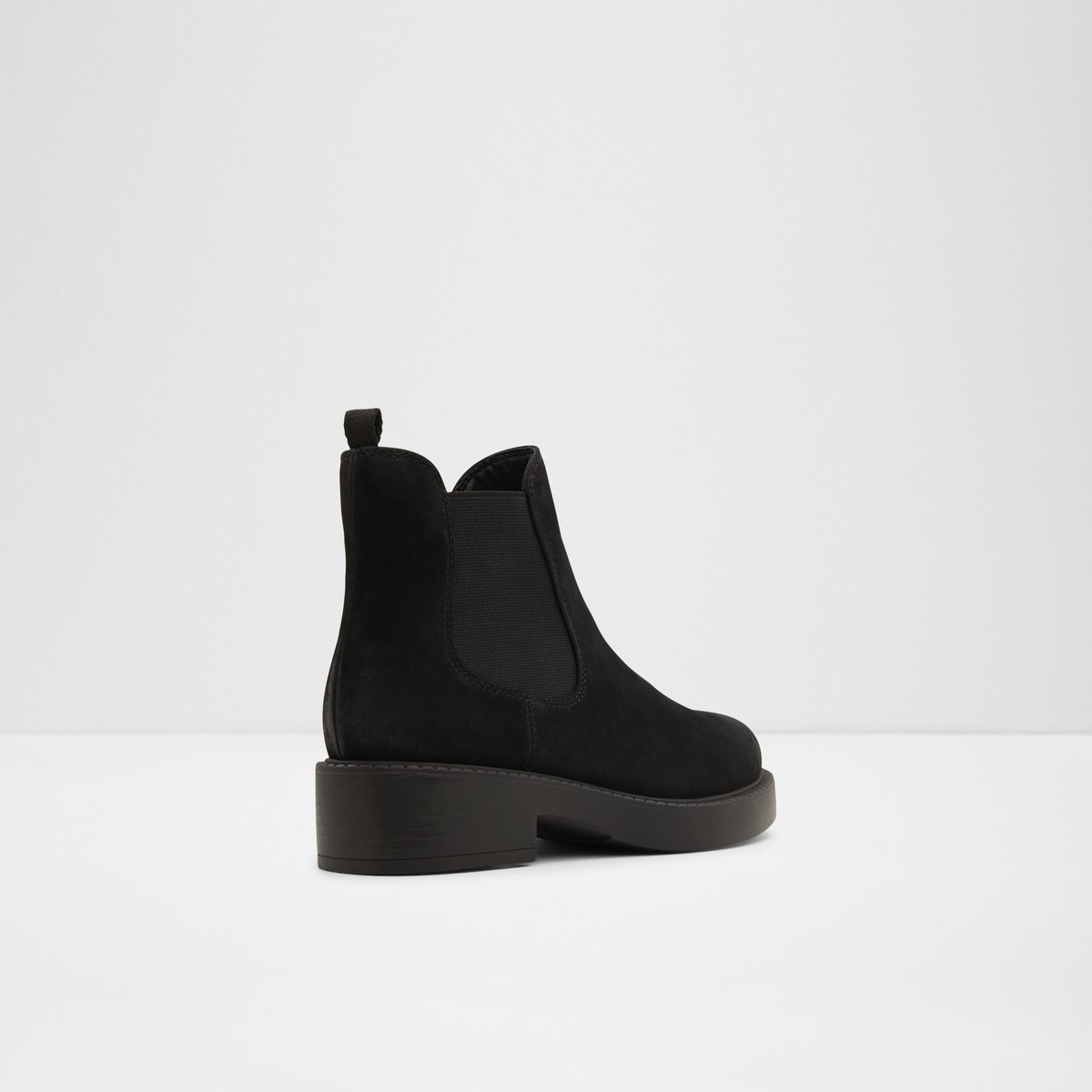 May Black Leather Nubuck Women Winter boots