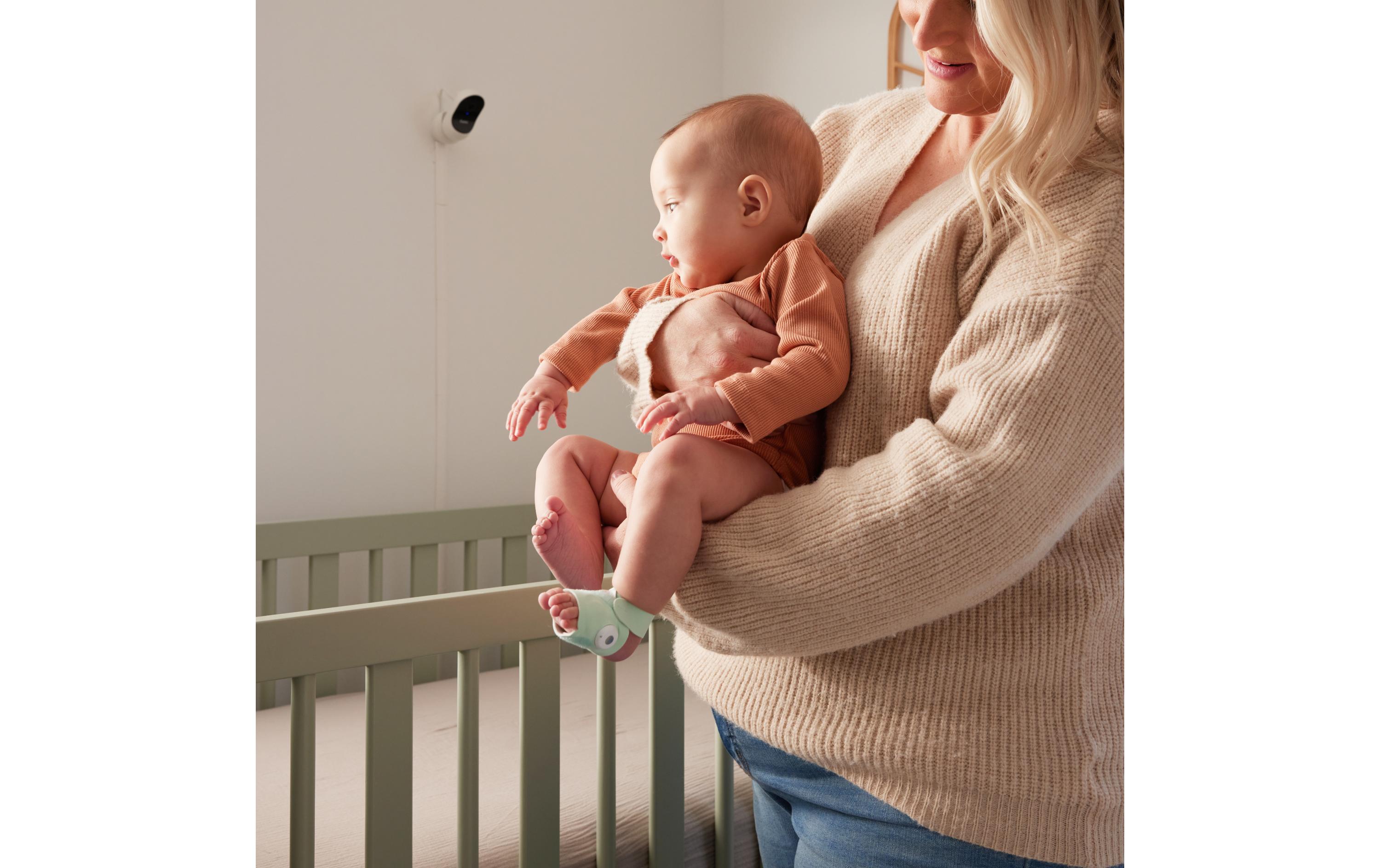 Babyphone Dream Sock + Cam 2 Bundle Mintgrün<br>Medizinisch geprüftes Babyphone mit Kamera