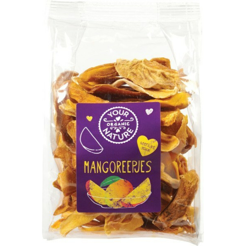 6x Your Organic Nature Mangoreepjes Bio 200 gr